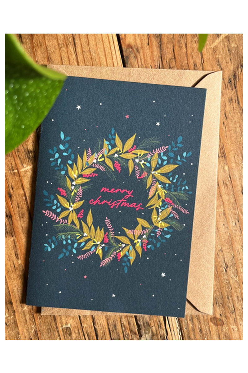 Christmas Wreath card