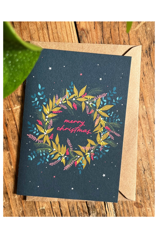 Christmas Wreath card