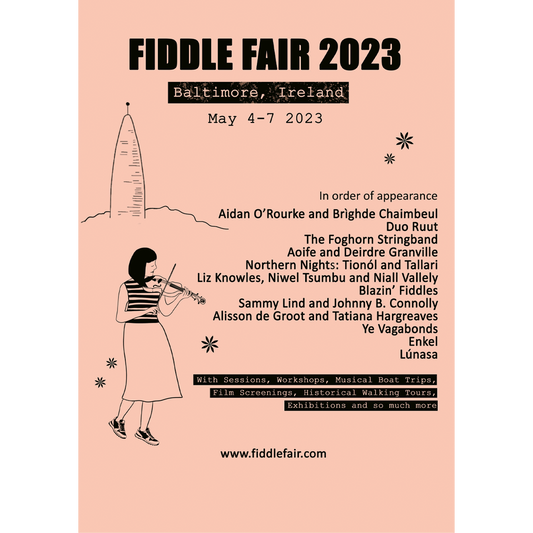 Baltimore Fiddle Fair 2023 poster design
