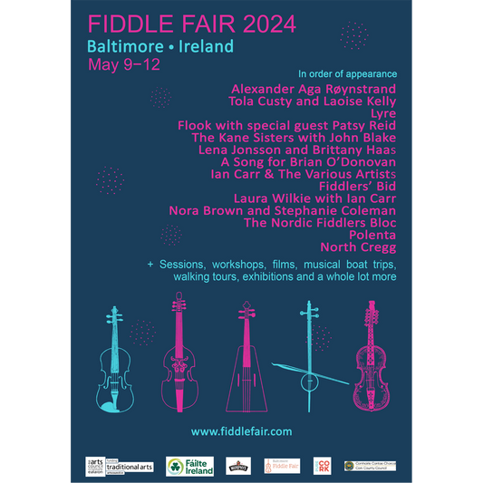 Baltimore Fiddle Fair 2024 poster design
