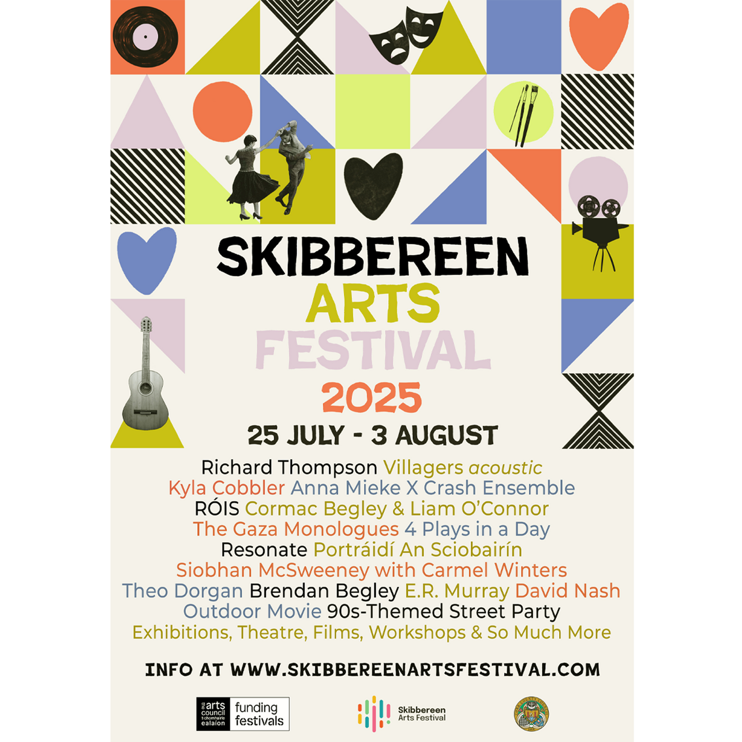 Skibbereen Arts Festival 2025 poster design