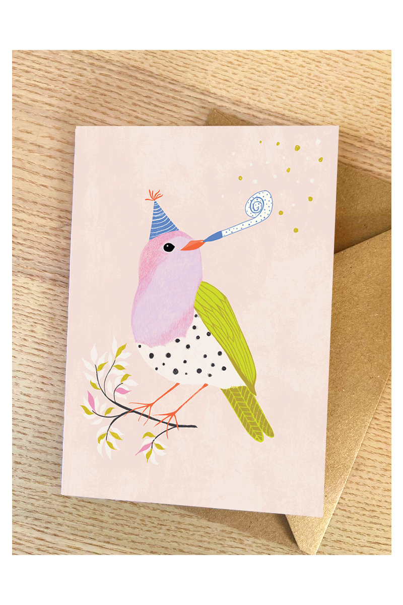 Celebration Bird card