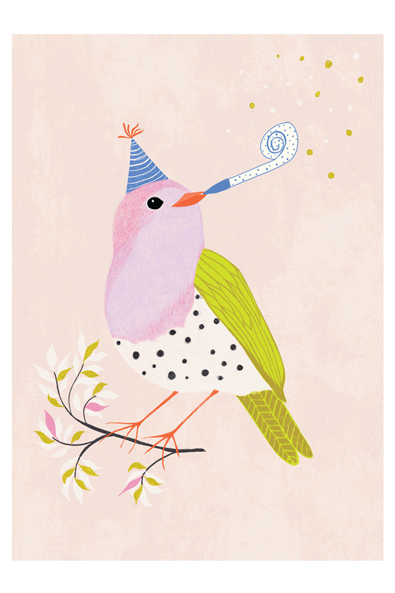 Celebration Bird card