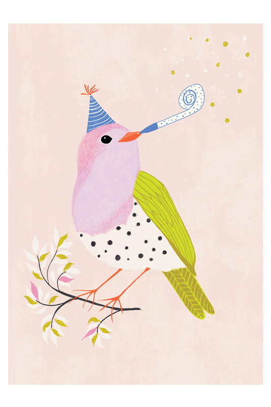 Celebration Bird card