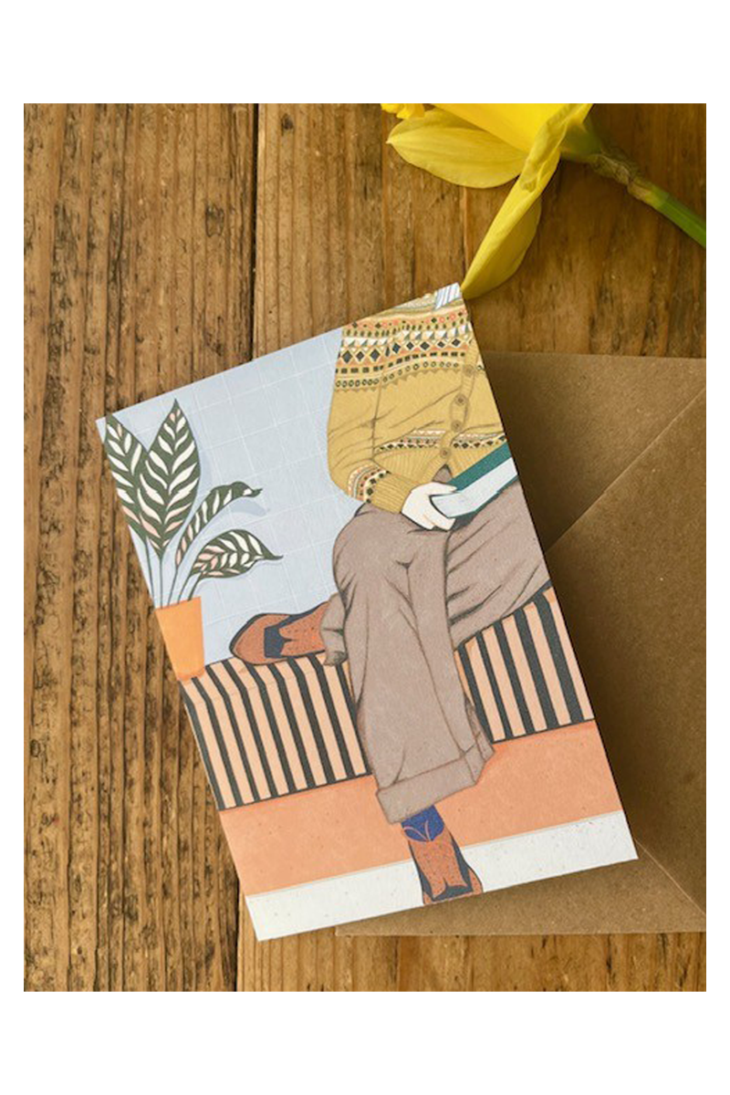 Bench With A Book card