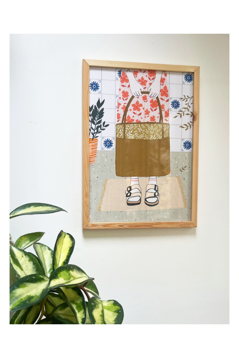 Socks And Sandals art print