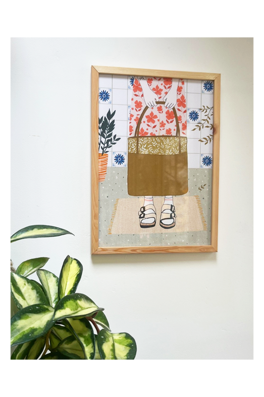 Socks And Sandals art print