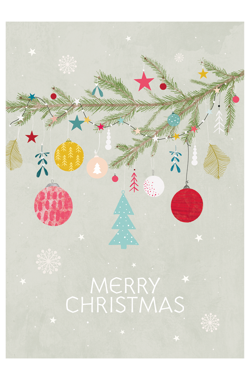 Christmas Branch card