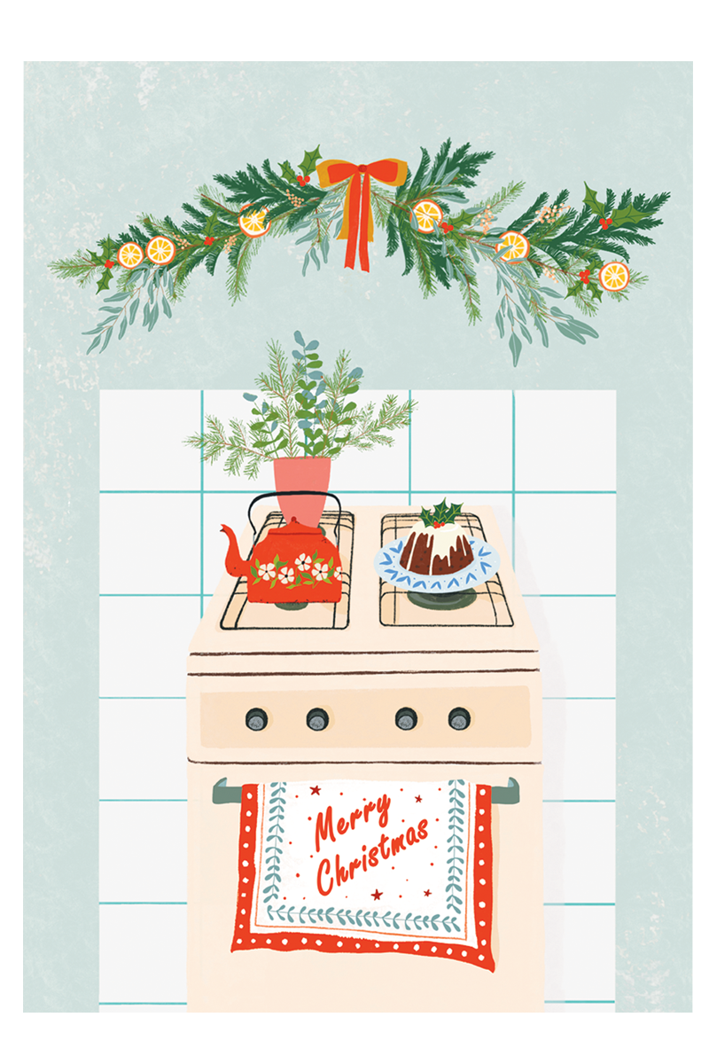 Christmas Kitchen card