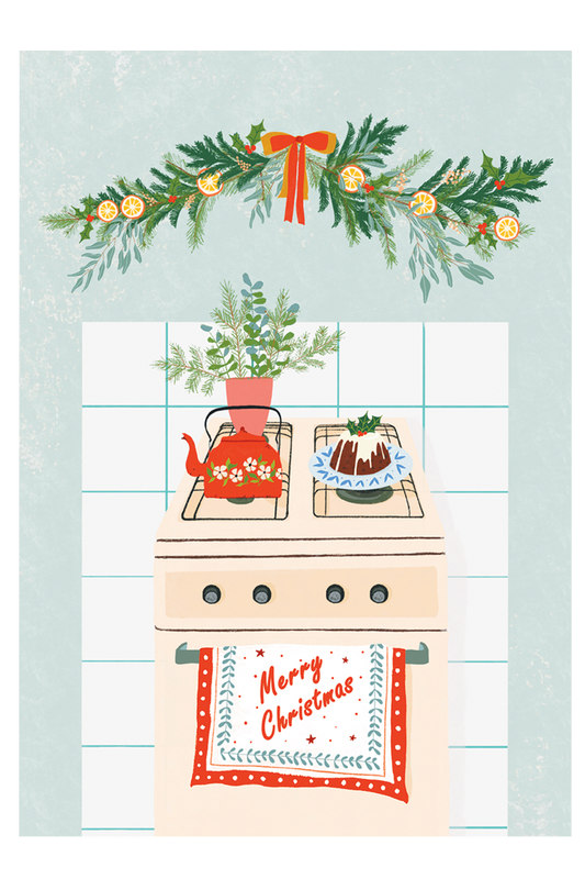 Christmas Kitchen card