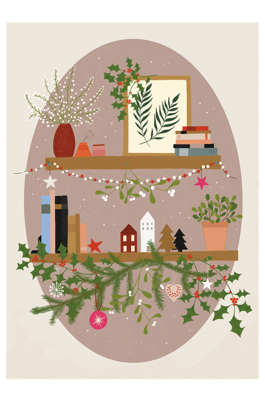 Christmas Shelf card