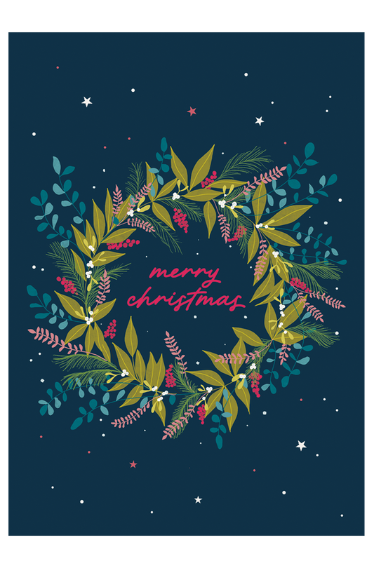 Christmas Wreath card